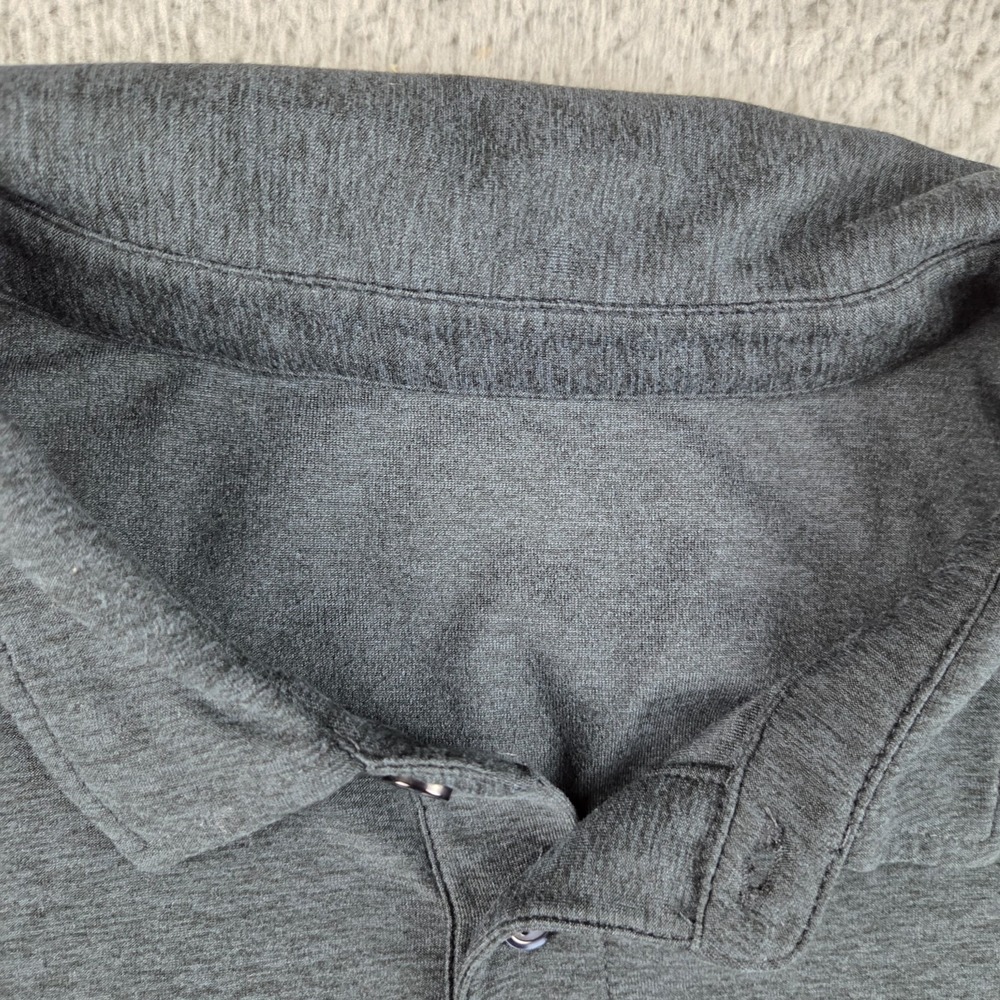 Vuori Strato Tech Polo Stretch Performance Shirt Mens Large Gray Golf Gym - Picture 3 of 7